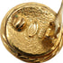 VINTAGE CHANEL EARRINGS ROUND COCOMARK GOLD ACCESSORY 93P 90339146