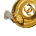 VINTAGE CHANEL EARRINGS ROUND COCOMARK GOLD ACCESSORY 93P 90340523