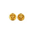 VINTAGE CHANEL EARRINGS ROUND COCOMARK GOLD ACCESSORY 94A 90337716