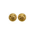 VINTAGE CHANEL EARRINGS ROUND COCOMARK GOLD ACCESSORY 94P 90338279