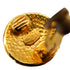 VINTAGE CHANEL EARRINGS ROUND COCOMARK GOLD ACCESSORY 95A 90338277
