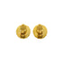 VINTAGE CHANEL EARRINGS ROUND COCOMARK GOLD ACCESSORY 95P 90338291