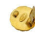 VINTAGE CHANEL EARRINGS ROUND COCOMARK GOLD ACCESSORY 95P 90338291