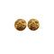 VINTAGE CHANEL EARRINGS ROUND COCOMARK GOLD ACCESSORY 96A 90321057