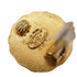 VINTAGE CHANEL EARRINGS ROUND COCOMARK GOLD ACCESSORY 96P 90335895