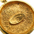 VINTAGE CHANEL EARRINGS ROUND COCOMARK SWING GOLD ACCESSORY 90338897