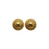 VINTAGE CHANEL EARRINGS ROUND LOGO GOLD ACCESSORY 90337695