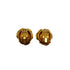 VINTAGE CHANEL EARRINGS ROUND TRIPLE COCOMARK GOLD ACCESSORY 94A 90338374