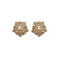VINTAGE CHANEL EARRINGS STUDS COCOMARK BEIGE GOLD ACCESSORY 00A 90319604