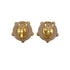 VINTAGE CHANEL EARRINGS STUDS COCOMARK BEIGE GOLD ACCESSORY 00A 90319604