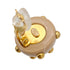 VINTAGE CHANEL EARRINGS STUDS COCOMARK BEIGE GOLD ACCESSORY 00A 90319604