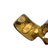 VINTAGE CHANEL EARRINGS SWING COCOMARK CLOVER TORTOISESHELL GOLD ACCESSORY 95P 90314401