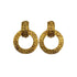 VINTAGE CHANEL EARRINGS SWING GOLD ACCESSORY 90322035