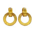 VINTAGE CHANEL EARRINGS SWING GOLD ACCESSORY 90322035