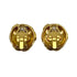 VINTAGE CHANEL EARRINGS TRIPLE COCOMARK GOLD ACCESSORY 94A 90323983