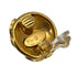 VINTAGE CHANEL EARRINGS TRIPLE COCOMARK GOLD ACCESSORY 94A 90323983