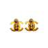 VINTAGE CHANEL EARRINGS TURN LOCK COCOMARK GOLD ACCESSORY 95A 90335806