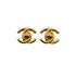 VINTAGE CHANEL EARRINGS TURN LOCK COCOMARK GOLD ACCESSORY 96A 90319970