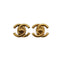 VINTAGE CHANEL EARRINGS TURN LOCK COCOMARK GOLD ACCESSORY 96P 90335636