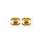 VINTAGE CHANEL EARRINGS TURN LOCK COCOMARK GOLD ACCESSORY 96A 90335754