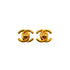VINTAGE CHANEL EARRINGS TURN LOCK COCOMARK GOLD ACCESSORY 96A 90335754
