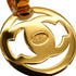 VINTAGE CHANEL EARRINGS TURN LOCK COCOMARK ROUND SWING GOLD ACCESSORY 97P 90335904