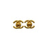 VINTAGE CHANEL EARRINGS TURN LOCK GOLD ACCESSORY 96A 90339139