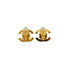 VINTAGE CHANEL EARRINGS TURN LOCK GOLD ACCESSORY 96A 90339139