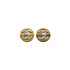 VINTAGE CHANEL EARRINGS TURN LOCK ROUND GOLD SILVER ACCESSORY 97A 90337671