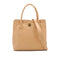 VINTAGE CHANEL EXECUTIVE TOTE SHOULDER BAG BEIGE LEATHER GOLD HARDWARE 90335133