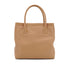 VINTAGE CHANEL EXECUTIVE TOTE SHOULDER BAG BEIGE LEATHER GOLD HARDWARE 90335133