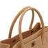 VINTAGE CHANEL EXECUTIVE TOTE SHOULDER BAG BEIGE LEATHER GOLD HARDWARE 90335133