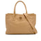 VINTAGE CHANEL EXECUTIVE TOTE SHOULDER BAG BEIGE LEATHER GOLD HARDWARE 90327077