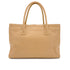 VINTAGE CHANEL EXECUTIVE TOTE SHOULDER BAG BEIGE LEATHER GOLD HARDWARE 90327077