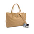 VINTAGE CHANEL EXECUTIVE TOTE SHOULDER BAG BEIGE LEATHER GOLD HARDWARE 90327077