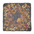 VINTAGE CHANEL FLOWER MOTIF SCARF ORANGE SILK 90321177