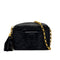 VINTAGE CHANEL FRINGE BIJOU CHAIN SHUOLDER BAG BLACK LAMB SKIN GOLD HARDWARE 90329217