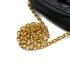 VINTAGE CHANEL FRINGE BIJOU CHAIN SHUOLDER BAG BLACK LAMB SKIN GOLD HARDWARE 90329217