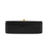 VINTAGE CHANEL FULL FLAP CHAIN SHUOLDER BAG BLACK LAMB SKIN GOLD HARDWARE 90333747