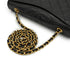 VINTAGE CHANEL FULL FLAP CHAIN SHUOLDER BAG BLACK LAMB SKIN GOLD HARDWARE 90337655