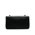 VINTAGE CHANEL FULL FLAP CHAIN SHUOLDER BAG BLACK LAMB SKIN GOLD HARDWARE 90341718