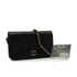VINTAGE CHANEL FULL FLAP CHAIN SHUOLDER BAG BLACK LAMB SKIN GOLD HARDWARE 90341825