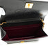 VINTAGE CHANEL FULL FLAP CHAIN SHUOLDER BAG BLACK LAMB SKIN GOLD HARDWARE 90341825