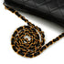 VINTAGE CHANEL FULL FLAP CHAIN SHUOLDER BAG BLACK LAMB SKIN GOLD HARDWARE 90341825
