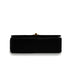 VINTAGE CHANEL FULL FLAP CHAIN SHUOLDER BAG BLACK LAMB SKIN GOLD HARDWARE 90343928