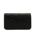 VINTAGE CHANEL FULL FLAP CHAIN SHUOLDER BAG BLACK LAMB SKIN GOLD HARDWARE 90343976