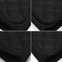 VINTAGE CHANEL FULL FLAP CHAIN SHUOLDER BAG BLACK LAMB SKIN GOLD HARDWARE 90343976