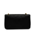 VINTAGE CHANEL FULL FLAP CHAIN SHUOLDER BAG BLACK LAMB SKIN GOLD HARDWARE 90344445