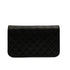 VINTAGE CHANEL FULL FLAP CHAIN SHUOLDER BAG BLACK LAMB SKIN GOLD HARDWARE 90346879