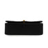 VINTAGE CHANEL FULL FLAP CHAIN SHUOLDER BAG BLACK LAMB SKIN GOLD HARDWARE 90349372